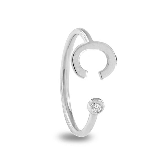 Anello Lux Gioielli Donna in Oro bianco Diamante 0.02 Ct ANL3495C;9B - ANL3495C;9B